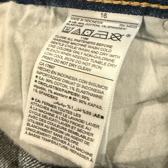 **Women’s Sky-Hi A-Line Shorts – Dark Blue – Size 16** - Picture 5 of 5